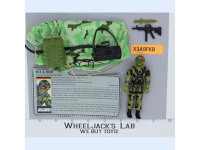 Hit & Run V1 100% Complete G.I. Joe 1988 Hasbro Vintage Action Figure