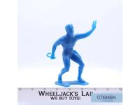 Daredevil Marvel Plastic Superhero 100% Complete BLUE Marx 1967 Figure Vintage