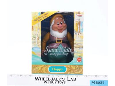 Happy Disney's Snow White & the Seven Dwarfs 1992 Mattel 6" NEW SEALED