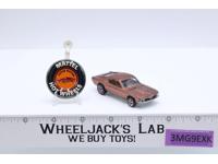 Custom Mustang Copper 1968 Redline Hot Wheels Mattel Vintage RL W/Button