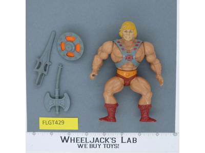 He-Man 100% Complete Masters of the Universe MOTU 1982 Mattel Vintage Figure