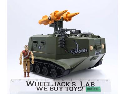 Warthog W/ Sgt. Slaughter 100% Complete GI Joe 1988 Hasbro Vintage Vehicle