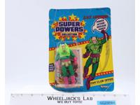 Lex Luthor Sinister Scientist Super Powers 1984 Kenner Figure NEW MOSC SEALED