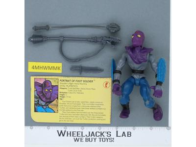 Foot Soldier 100% Complete Teenage Mutant Ninja Turtles TMNT Playmates 1988