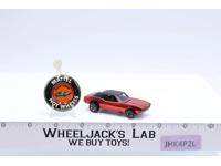 Custom Camaro Red BLACK PAINTED ROOF 1967 1968 Mattel Hot Wheels RL w/ Button