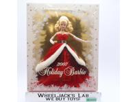 Holiday Barbie Doll Collector 2007 Mattel Red Gown Blonde NEW MISB