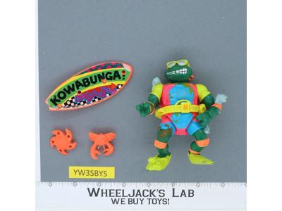 Sewer Surfer Mike 100% Complete Teenage Mutant Ninja Turtles TMNT Playmates 1990