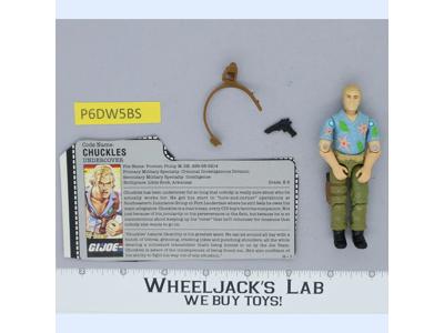 Chuckles V1 100% Complete G.I. Joe 1987 Hasbro Vintage Action Figure
