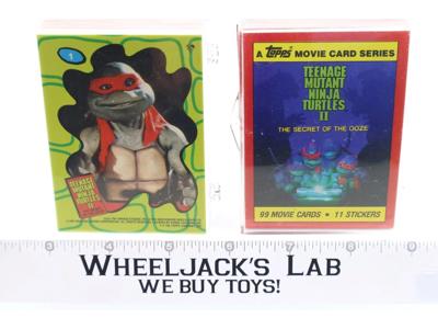 Complete Set + 11 Stickers Trading Cards TMNT II Secret of the Ooze 1991 Topps