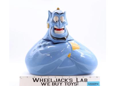 Ceramic Genie 11" Figural Cookie Jar Aladdin Vintage Disney NEW MIB