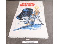 Star Wars A New Hope Beach Towel Luke Leia Darth Vader 1970s Vintage 52 x 27