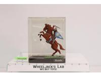 Soldier on Brown Red Horse with Weapons 5.25" Elastolin by Preiser 51047 NIB
