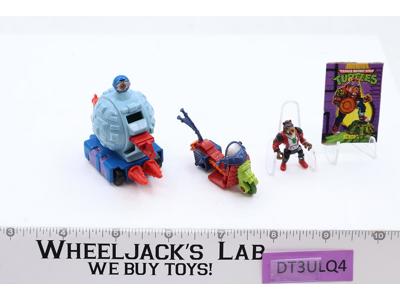 Mini Mutant Crushin' Slam Bam Combo Transports 100% Complete TMNT 1994 Playmates