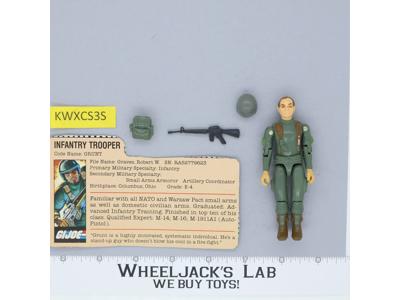 Grunt V1 Straight Arms 100% Complete 1982 G.I. Joe Hasbro Vintage Action Figure