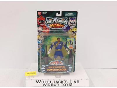 Blue Spin-Morphin Ranger 100% Complete Power Rangers Wild Force 2002 Bandai