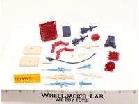 Lot Battle Gear Accessory 4 Set 3 Complete 1986 Weapons G.I. Joe Vintage