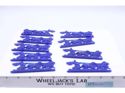 Lot of 9 Blue Roman Soldiers on Chariots 1970s Lucky Products Toy Soldiers