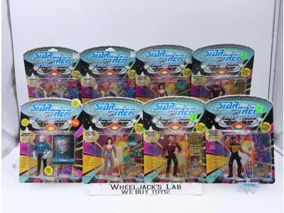 Lot of 8 Star Trek Next Generation 1990's Playmates Action Figures NEW SEALED