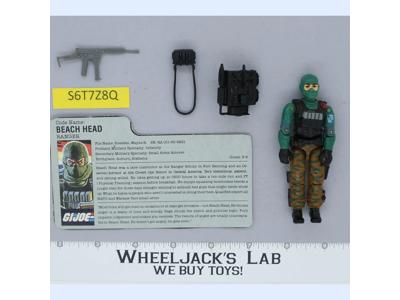 Beach Head V1 100% Complete G.I. Joe 1986 Hasbro Vintage Action Figure