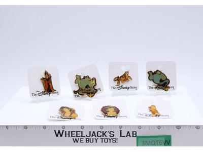 Lot of 7 Collectible Pins Aladdin Genie Jasmine Rajah Jafar Disney Vintage