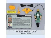 Wet-Suit V1 100% Complete G.I. Joe 1986 Hasbro Vintage Action Figure
