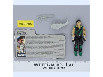 Dial-Tone V1 100% Complete G.I. Joe 1986 Hasbro Vintage Action Figure