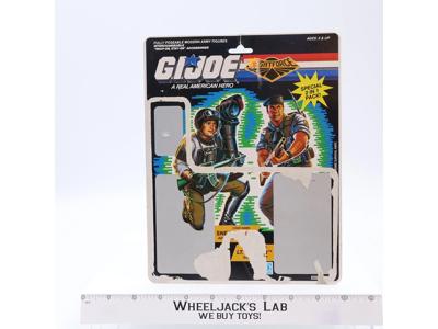 Sneak Peek & LT. Falcon Night Force Cardback GI Joe ARAH 1988 Hasbro Vintage