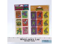 Lot of 2 Sticker Sheets Teenage Mutant Ninja Turtles TMNT 1990 Mirage Studios