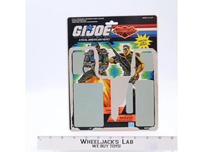 Charbroil & Repeater Night Force Cardback GI Joe ARAH 1989 Hasbro Vintage