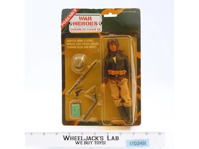 US Fighter Pilot WWII War Heroes 1980s Lion Rock Action Figure NEW SEALED