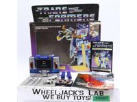 Soundwave & Buzzsaw 100% Complete W/Box 1984 Vintage G1 Transformers