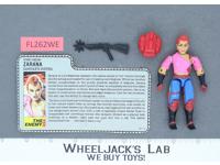 Zarana EARRINGS V1 100% Complete G.I. Joe 1986 Hasbro Vintage Action Figure