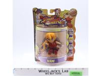Ken 5" Street Fighter Jr. Round One 1999 Capcom Resaurus NEW MOC Unused