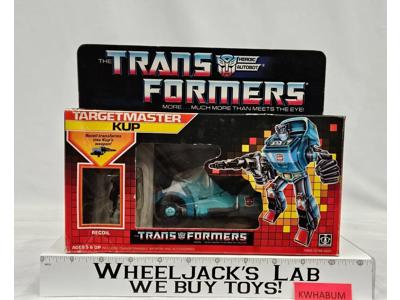 Kup TARGETMASTER 100% Complete W/BOX & INSERT 1987 Vintage G1 Transformers