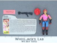 Zarana V1 100% Complete G.I. Joe 1986 Hasbro Vintage Action Figure