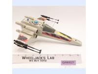 Battle Damaged X-Wing Fighter GREY 100% Complete Star Wars 1977 Kenner Vehicle
