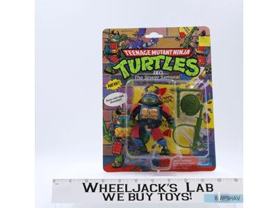 Leo the Sewer Samurai Teenage Mutant Ninja Turtles TMNT 1990 Playmates NEW MOSC