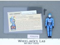 Cobra Commander MICKEY RED BACK CARD V1 Complete G.I. Joe 1982 Hasbro Vintage