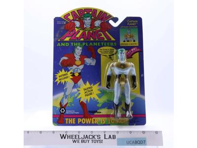Captain Planet W/Power Commands Captain Planet 1991 Tiger Toys NEW MOSC SEALED