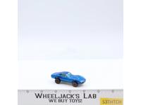 Custom Corvette Blue 1967 1968 Redline Hot Wheels Mattel Vintage RL