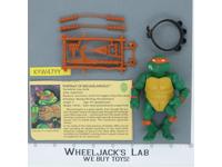 Michaelangelo SOFT HEAD 100% Complete Teenage Mutant Ninja Turtle 1988 Playmates