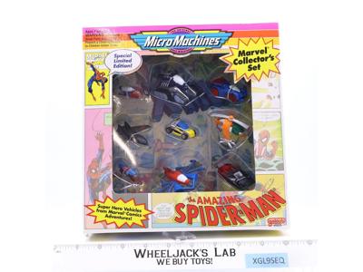 #65828 The Amazing Spider-Man Marvel Set Micro Machines 1993 Galoob NEW SEALED