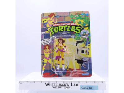 April Teenage Mutant Ninja Turtles TMNT 1992 Playmates Vintage MOSC UNPUNCHED