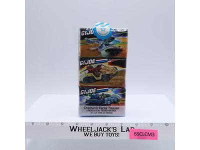 Children's Facial Tissues 6 Packs NEW MISP 1988 GI Joe Vintage Hasbro