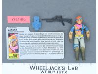 Zandar V1 100% Complete G.I. Joe 1986 Hasbro Vintage Action Figure