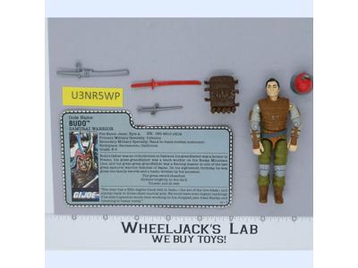 Budo V1 100% Complete G.I. Joe 1988 Hasbro Vintage Action Figure