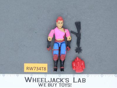 Zarana EARRINGS V1 100% Complete G.I. Joe 1986 Hasbro Vintage Action Figure