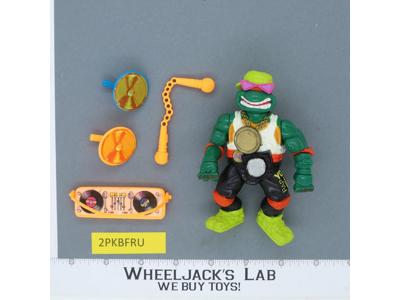 Rappin' Mike 100% Complete Teenage Mutant Ninja Turtle TMNT 1991 Playmates
