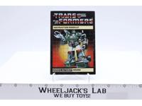 Hound Action Figure Vintage Instruction Manual 1985 Hasbro G1 Transformers
