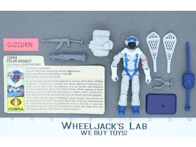 Snow Serpent V1 100% Complete G.I. Joe 1985 Hasbro Vintage Action Figure